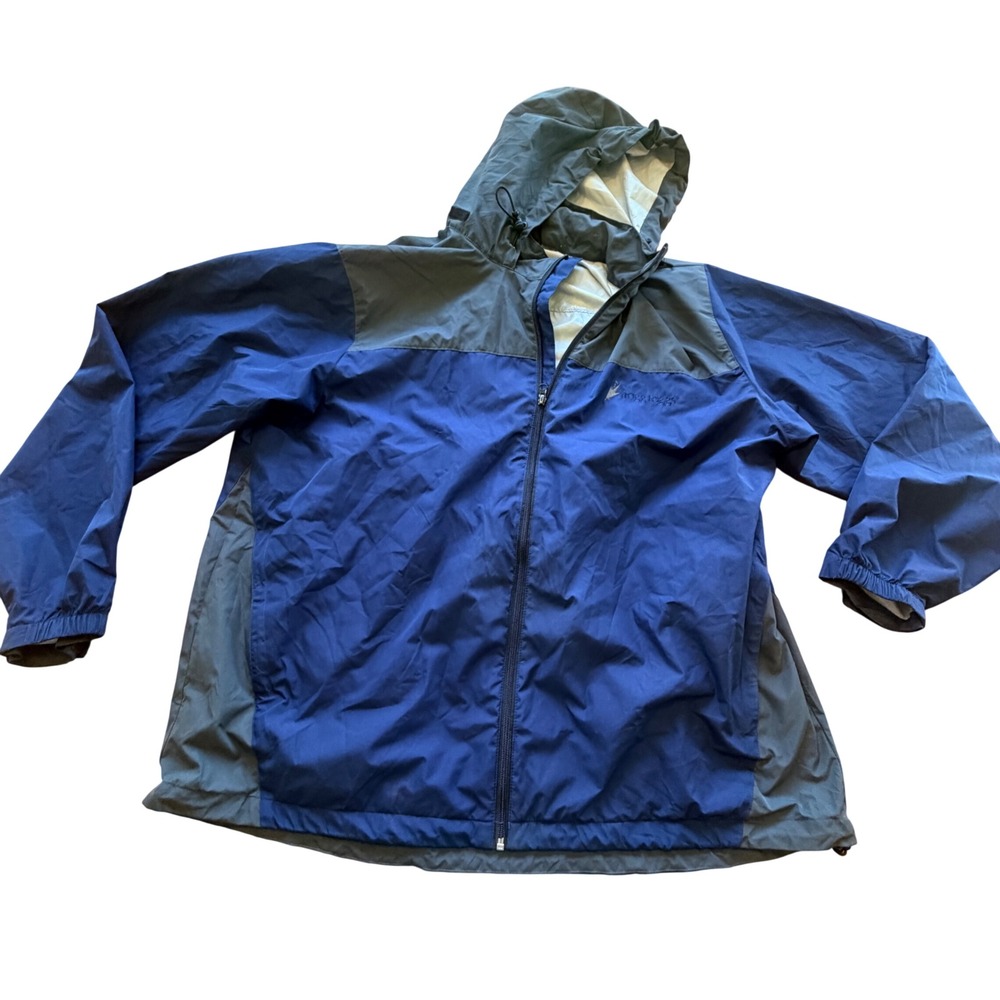 Frogg Toggs Rain Jacket Mens XL XXL River Toadz Hooded Lightweight Gorpcore